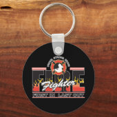 消防士が最初に入り、最後に出る キーホルダー (正面)