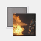 消防士が模擬電池を消す マグネット (正面/裏面)