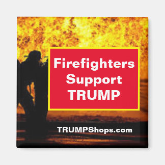 消防士がTRUMPマグネットをサポート マグネット