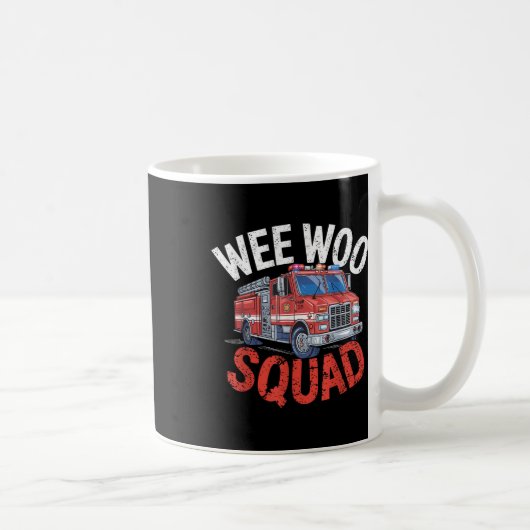 消防士さんWee Woo Squad ウケるデザイン コーヒーマグカップ (右)