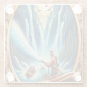 消防士たちはボートに乗り込んだ ガラスコースター (裏面)