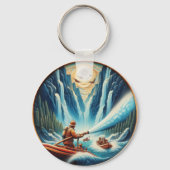 消防士たちはボートに乗り込んだ キーホルダー (裏面)