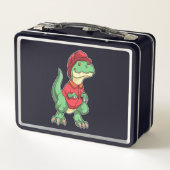 消防士としての恐竜 メタルランチボックス (裏面)