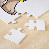 消防士としての犬 ジグソーパズル (側面)