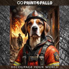 消防士としてビーグル – ティッシュペーパー 薄葉紙