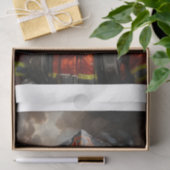 消防士としてビーグル – ティッシュペーパー 薄葉紙 (ギフト)