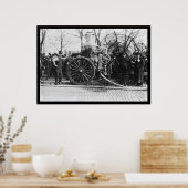 消防士とその消防機関1910 ポスター (キッチン)