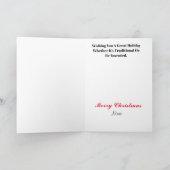 消防士とジャック・フロスト・クリスマス・カード カード (内部)