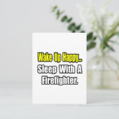 消防士と一緒に寝る ポストカード (スタンド正面)