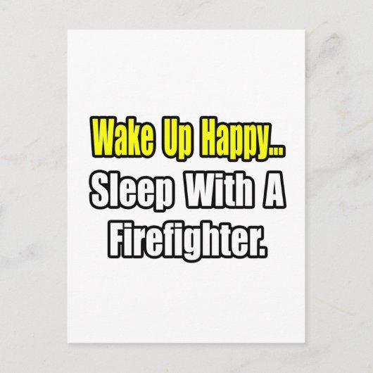 消防士と一緒に寝る ポストカード (正面)