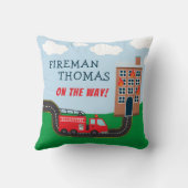 消防士と消防車とファーストネームはリトル・ボーイ クッション (裏面)
