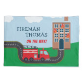 消防士と消防車とファーストネームはリトル・ボーイ 枕カバー (裏面)