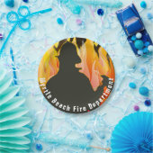 消防士と火炎のパーティー ペーパープレート (パーティー)