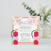 消防士と蝶(ちょう)のジェンダー·リビール 招待状 (スタンド正面)