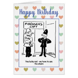 消防士と警官が共有を冗談