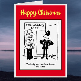 消防士と警官が共有を冗談