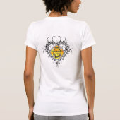 消防士のガールフレンドの入れ墨 Tシャツ (裏面)
