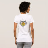消防士のガールフレンドの入れ墨 Tシャツ (裏面フル)