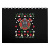 消防士のクリスおもしろいマスのかわいい愛人の贈り物 カレンダー (カバー)