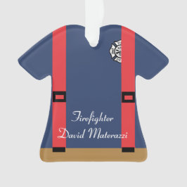 消防士のクリスマスのオーナメント オーナメント
