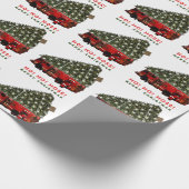 消防士のクリスマスプレゼント ラッピングペーパー (角)