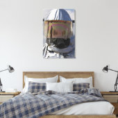 消防士のクローズアップ キャンバスプリント (インサイチュ (寝室))