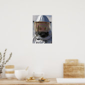 消防士のクローズアップ ポスター (キッチン)