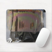 消防士のクローズアップ マウスパッド (マウス)