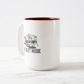 消防士のコーヒー・マグ ツートーンマグカップ (正面左)