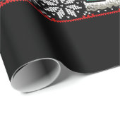 消防士のサンタクロース消防士が醜い服装 ラッピングペーパー (ロールコーナー)