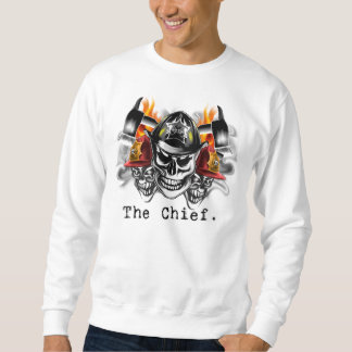 消防士のスカル: 責任者 スウェットシャツ