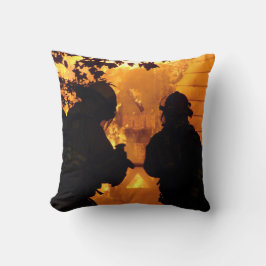 消防士のチーム クッション