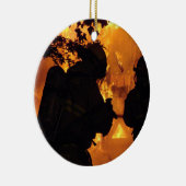 消防士のチーム セラミックオーナメント (右)