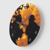 消防士のチーム ラージ壁時計 (傾斜)