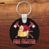 消防士のトリビュート キーホルダー (正面)