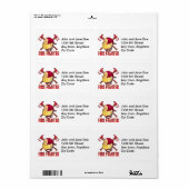 消防士のトリビュート ラベル (フルシート)