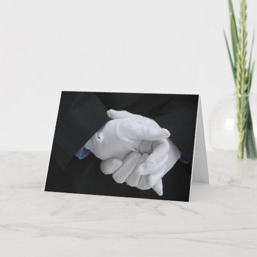 消防士のドレスA，内空白の部 カード (正面)