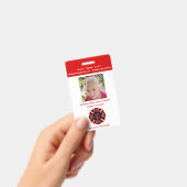 消防士のバッジを装子供へパーソナライズされたう バッジ (手持ち)