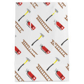 消防士のパーティーセット ミディアムペーパーバッグ (裏面)