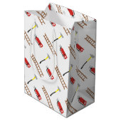 消防士のパーティーセット ミディアムペーパーバッグ (裏面アングル)