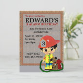 消防士のパーティー 招待状 (スタンド正面)