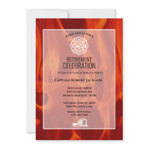 消防士のファイアバッジ消防士の退職パーティー