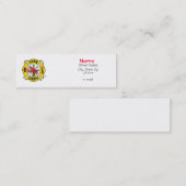 消防士のプロフィールカード スキニー名刺 (正面/裏面)