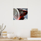 消防士のホーン ポスター (キッチン)