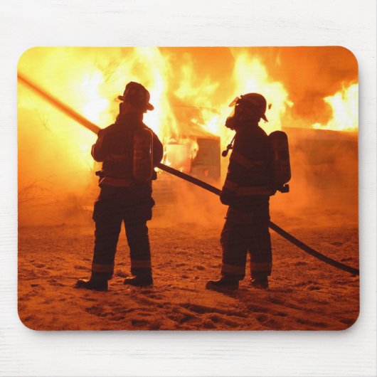 消防士のマウスパッド マウスパッド (正面)