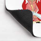 消防士のマウスパッド マウスパッド (コーナー)