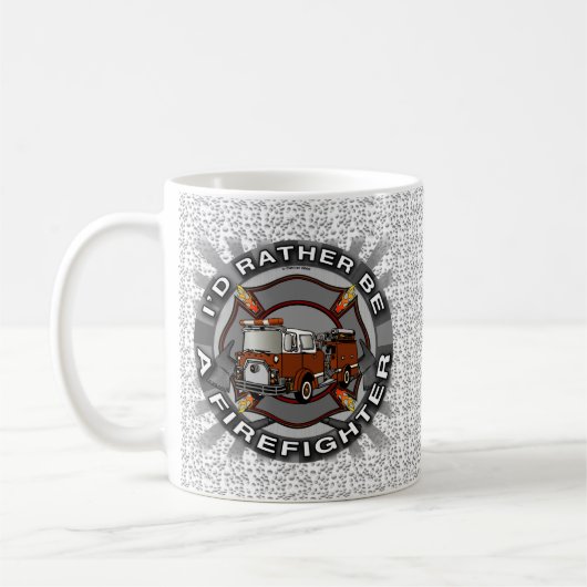 消防士のマグカップ コーヒーマグカップ (左)