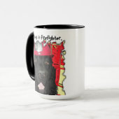 消防士のマグ マグカップ (正面左)