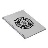 消防士のマルチーズ ノートブック (右側)