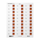 消防士の仕事道具 ラベル (フルシート)